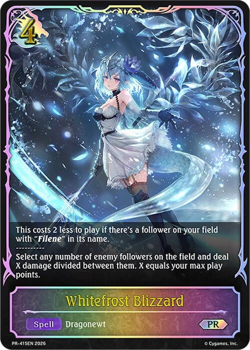 Image for Whitefrost Blizzard - PR-415EN (PR-415EN) (SVPR) - Shadowverse: Evolve