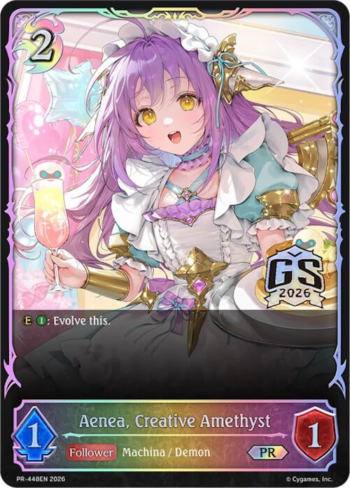 Image for Aenea, Creative Amethyst (PR-448EN) (SVPR) - Shadowverse: Evolve