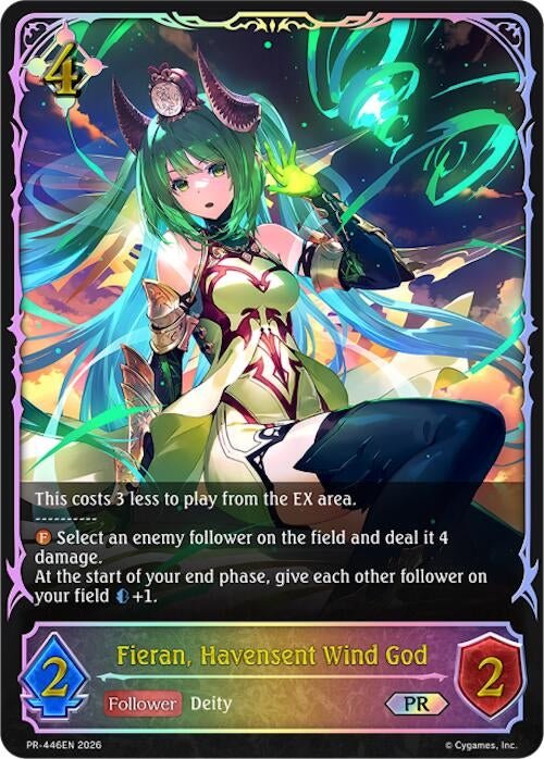 Image for Fieran, Havensent Wind God (PR-446EN) (SVPR) - Shadowverse: Evolve