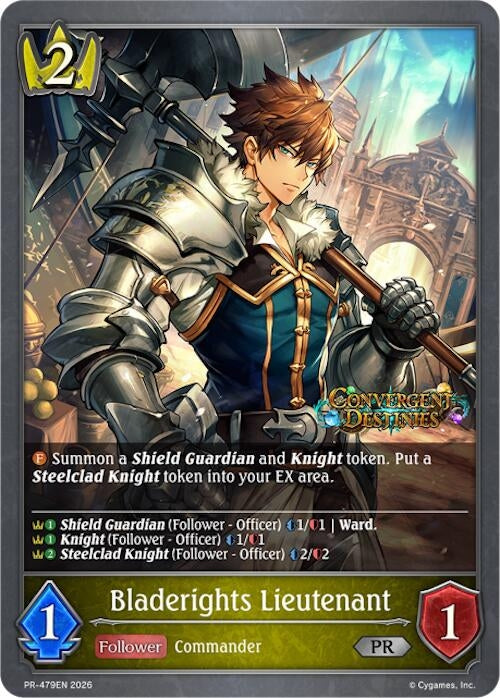 Image for Bladerights Lieutenant (PR-479EN) (SVPR) - Shadowverse: Evolve