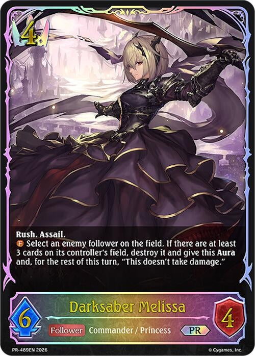 Image for Darksaber Melissa (PR-489EN) (SVPR) - Shadowverse: Evolve