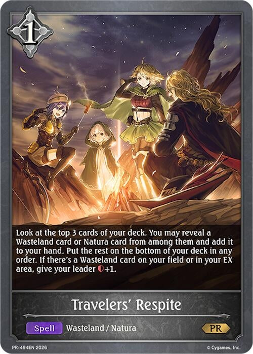 Image for Travelers' Respite (PR-494EN) (SVPR) - Shadowverse: Evolve