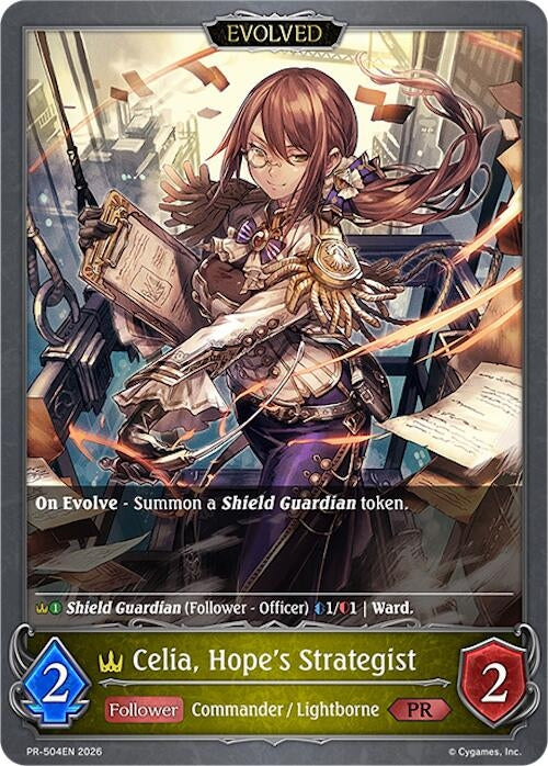 Image for Celia, Hope's Strategist //Celia, Despair's Messenger (PR-504EN) (SVPR) - Shadowverse: Evolve