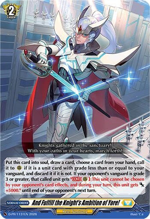 And Fulfill the Knight's Ambition of Yore! (D-PR/1131EN) (D-PR)