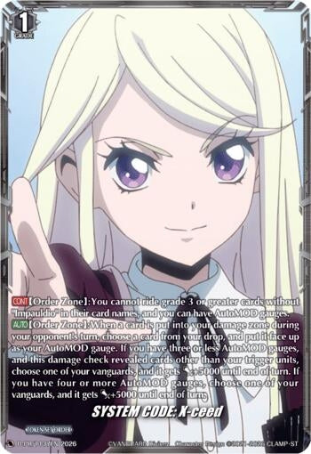 Image for SYSTEM CODE: X-ceed (D-PR/1137EN) (D-PR) - Cardfight Vanguard