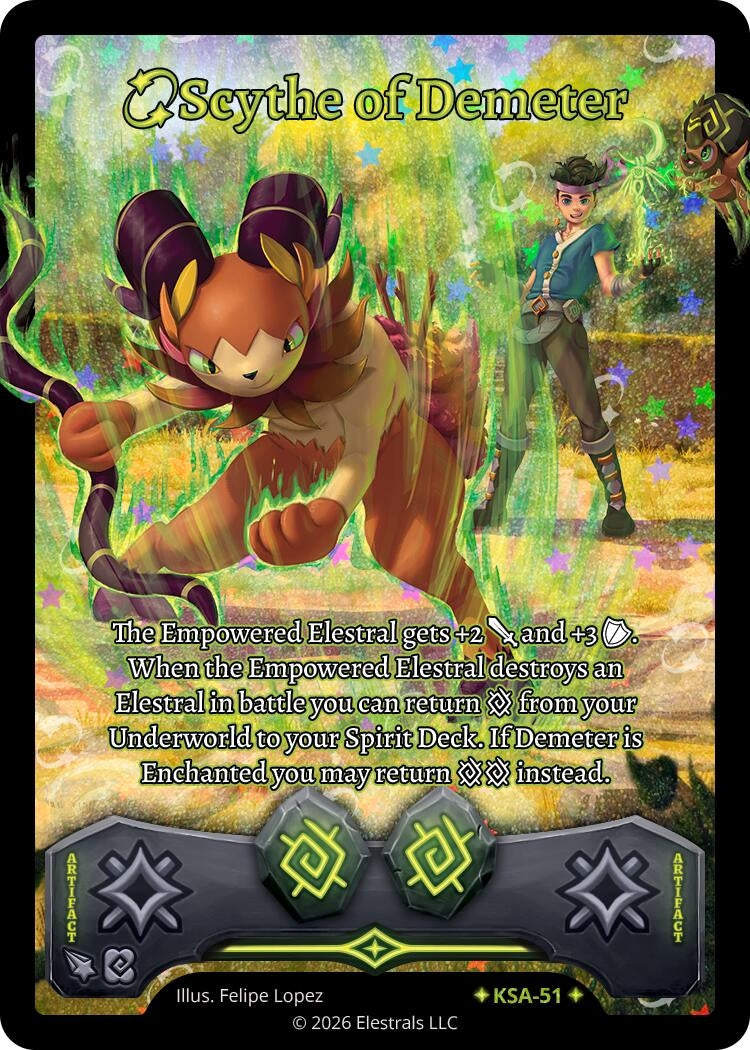 Image for Scythe of Demeter (Stellar) (KSA-51) - Elestrals