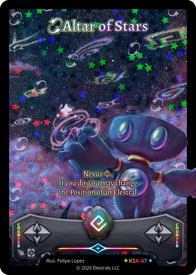 Image for Altar of Stars (Stellar) (KSA-67) - Elestrals