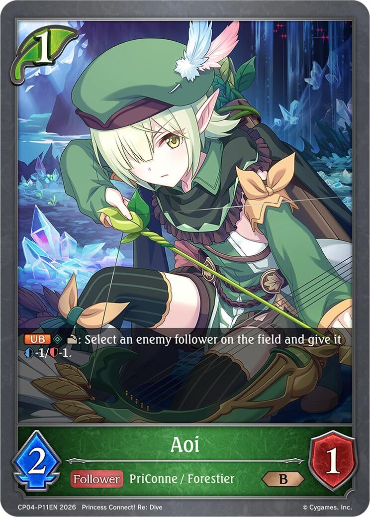 Image for Aoi - P11EN (Foil) (CP04) - Shadowverse: Evolve