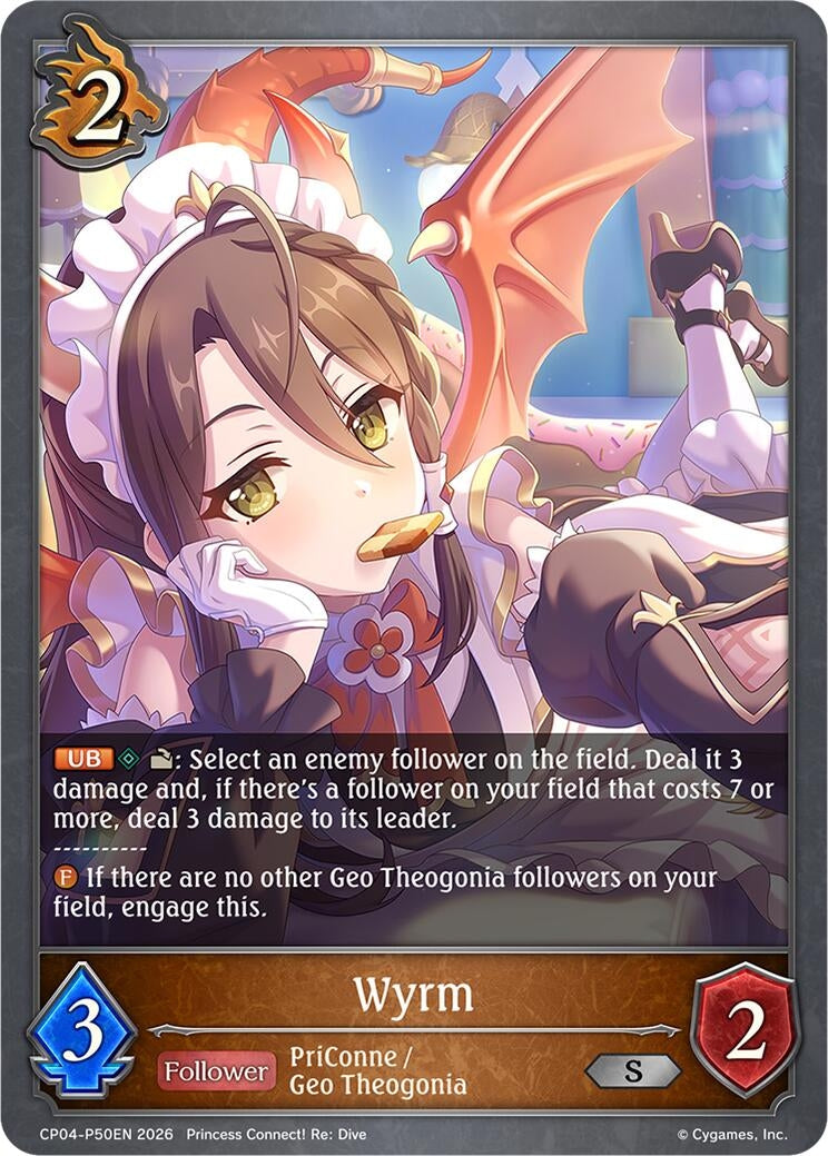 Image for Wyrm - P50EN (Foil) (CP04-P50EN) (CP04) - Shadowverse: Evolve
