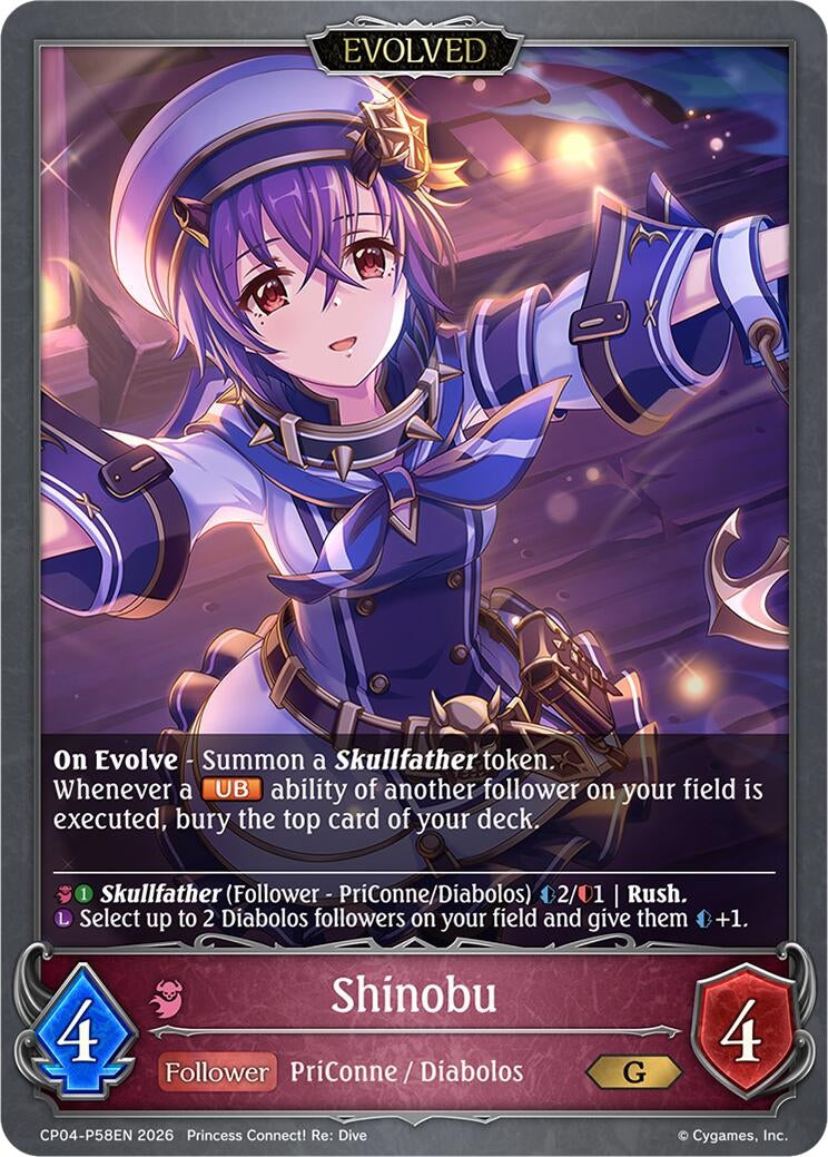 Image for Shinobu (Evolved) - P58EN (Foil) (CP04-P58EN) (CP04) - Shadowverse: Evolve
