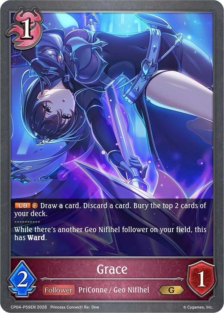 Image for Grace - P59EN (Foil) (CP04-P59EN) (CP04) - Shadowverse: Evolve