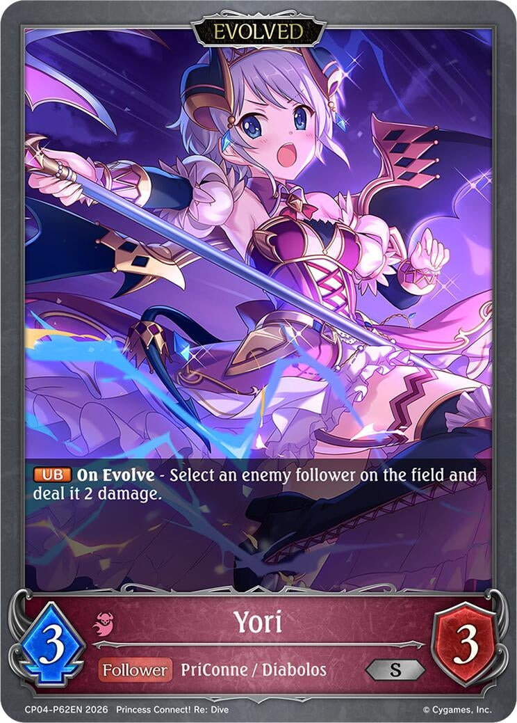 Image for Yori (Evolved) - P62EN (Foil) (CP04-P62EN) (CP04) - Shadowverse: Evolve