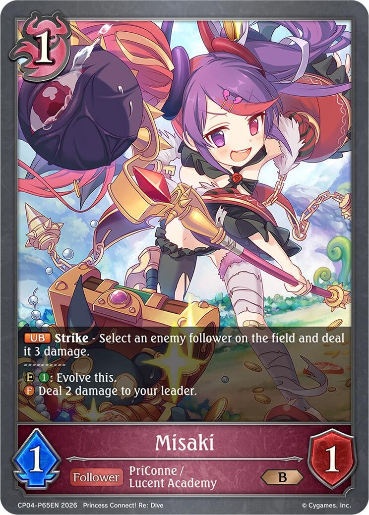 Image for Misaki - P65EN (Foil) (CP04-P65EN) (CP04) - Shadowverse: Evolve