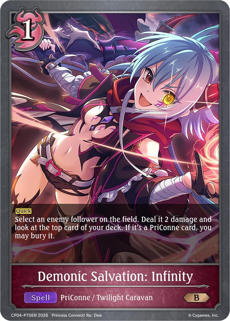 Image for Demonic Salvation: Infinity - P70EN (Foil) (CP04-P70EN) (CP04) - Shadowverse: Evolve