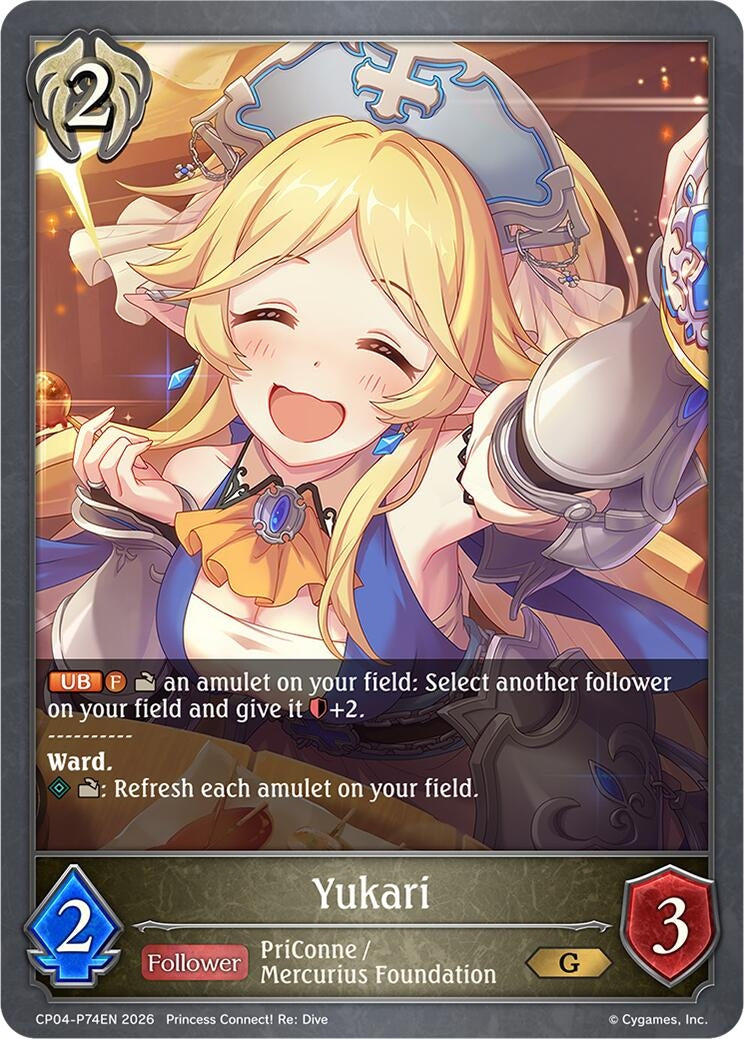 Image for Yukari - P74EN (Foil) (CP04-P74EN) (CP04) - Shadowverse: Evolve