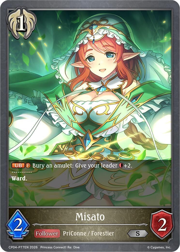 Image for Misato - P77EN (Foil) (CP04-P77EN) (CP04) - Shadowverse: Evolve