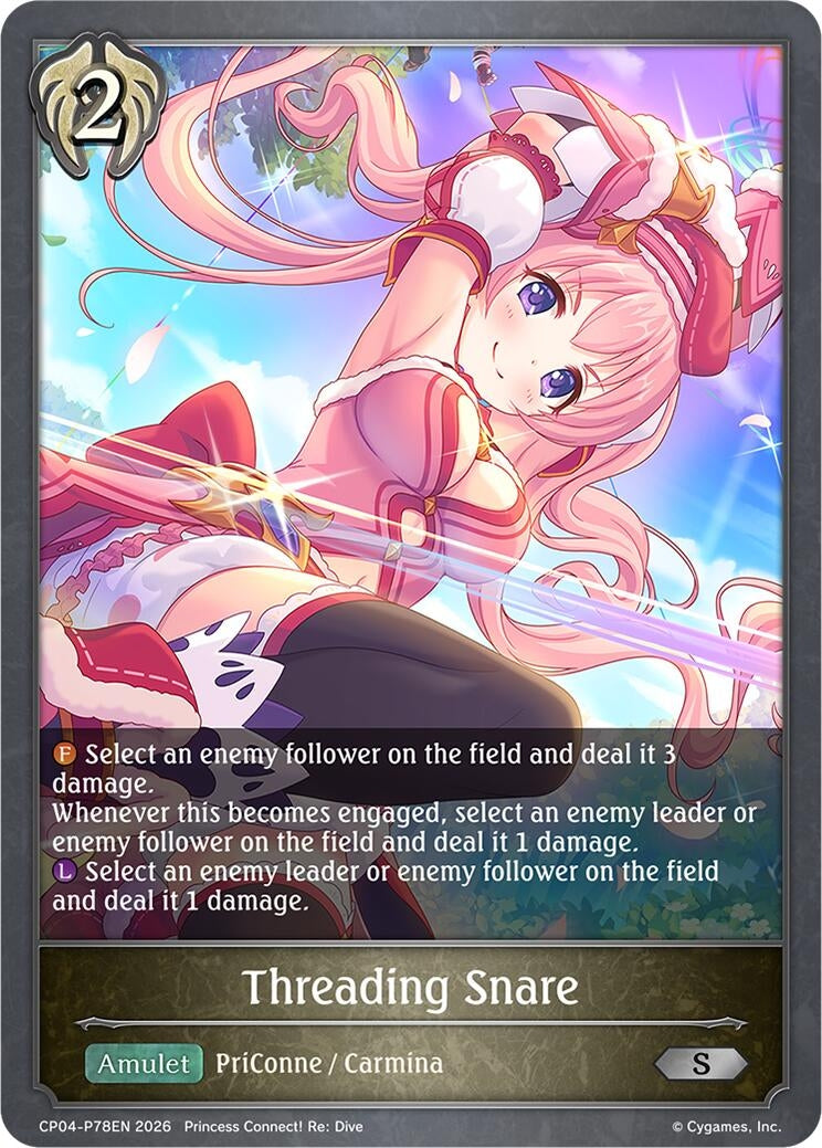 Image for Threading Snare - P78EN (Foil) (CP04-P78EN) (CP04) - Shadowverse: Evolve