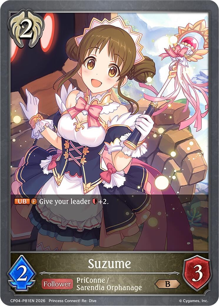 Image for Suzume - P81EN (Foil) (CP04-P81EN) (CP04) - Shadowverse: Evolve