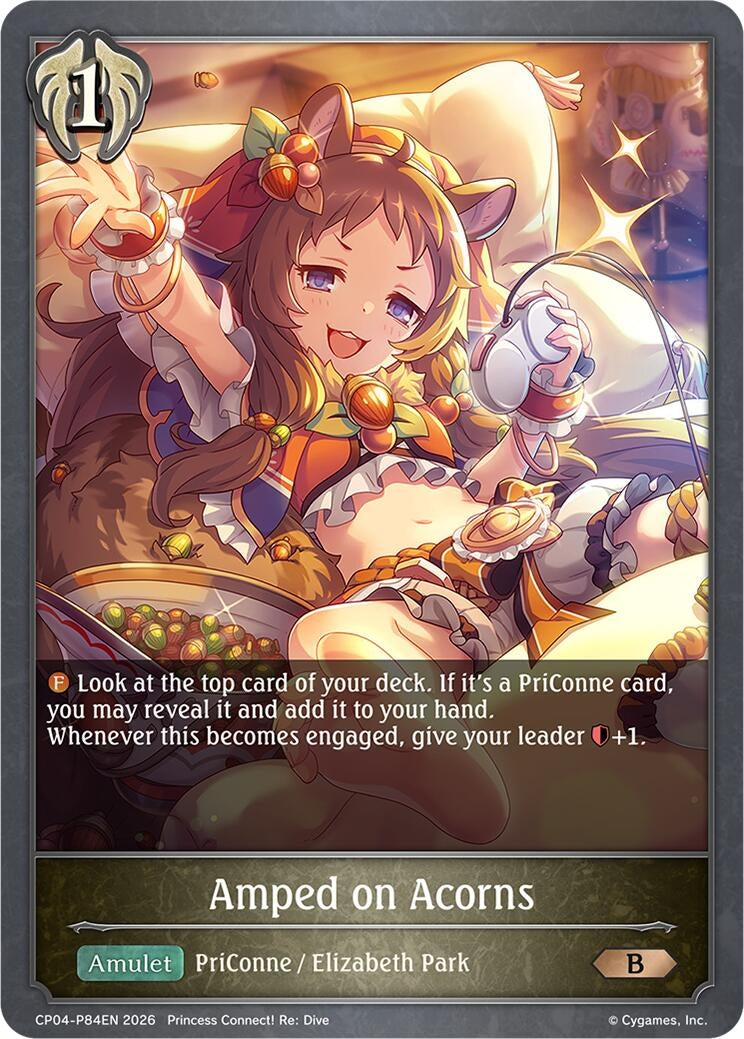 Image for Amped on Acorns - P84EN (Foil) (CP04-P84EN) (CP04) - Shadowverse: Evolve
