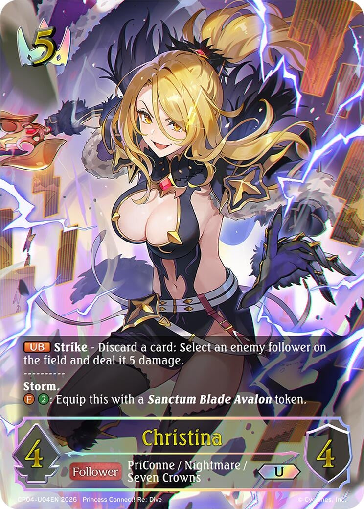 Image for Christina (U) (CP04-U04EN) (CP04) - Shadowverse: Evolve