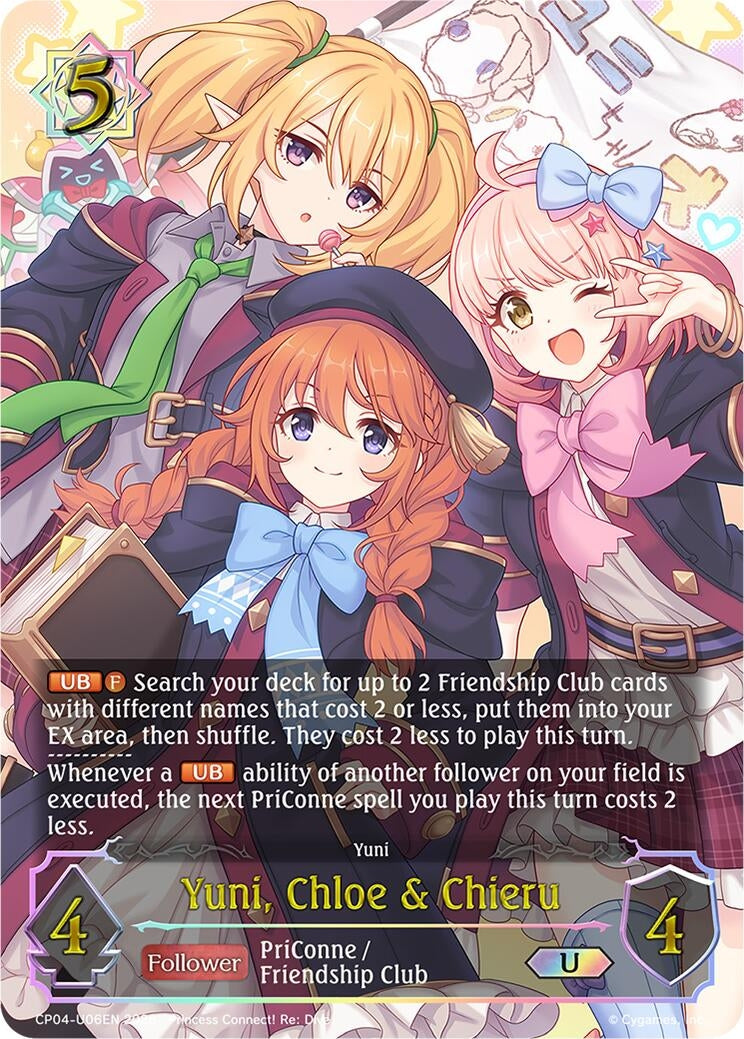 Image for Yuni, Chloe & Chieru (U) (CP04-U06EN) (CP04) - Shadowverse: Evolve