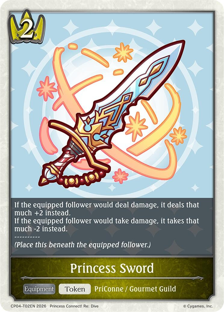 Image for Princess Sword (CP04-T02EN) (CP04) - Shadowverse: Evolve