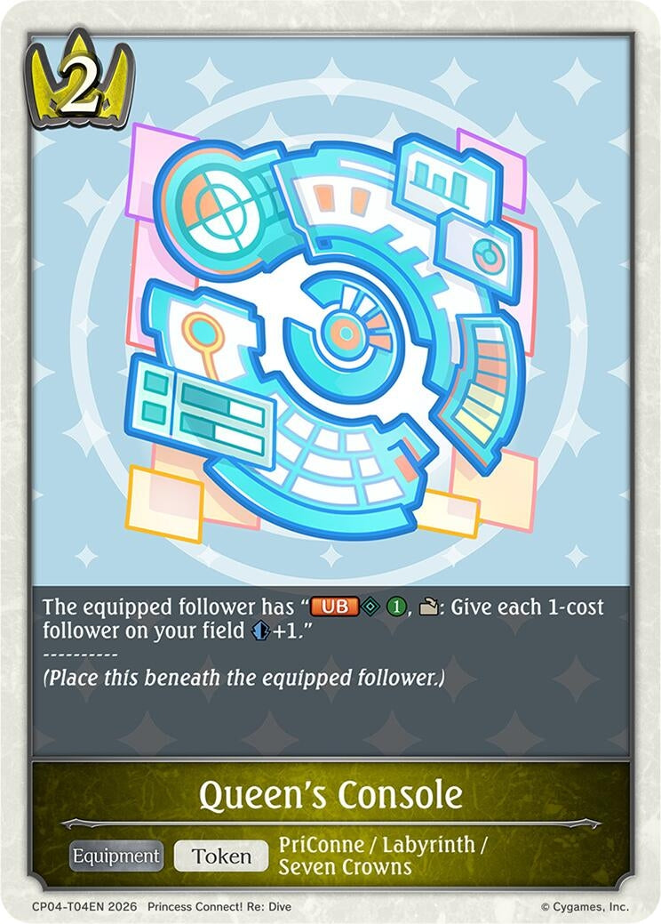 Image for Queen's Console (CP04-T04EN) (CP04) - Shadowverse: Evolve