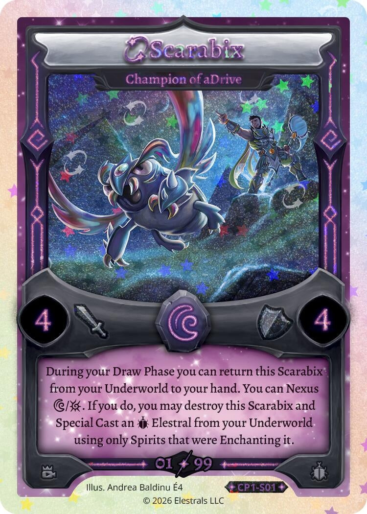 Image for Scarabix - Champion of aDrive (Serialized) (CP1-S01) - Elestrals