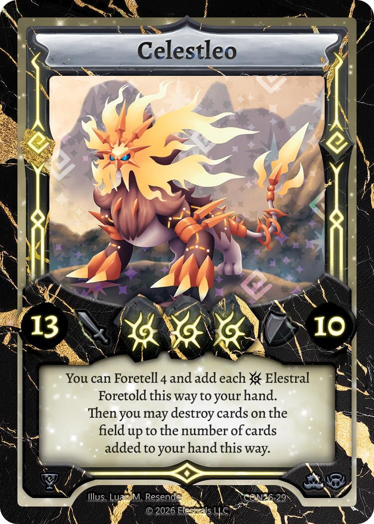 Image for Celestleo (CON26-29) (CON) - Elestrals