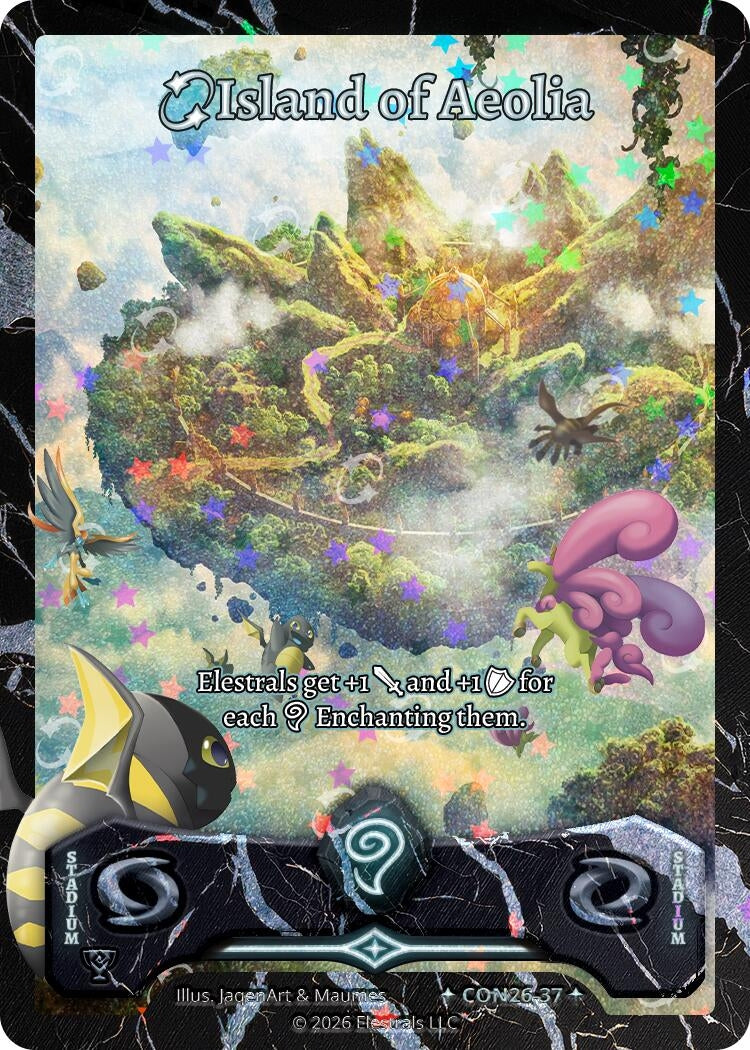 Image for Island of Aeolia (CON26-37) (CON) - Elestrals