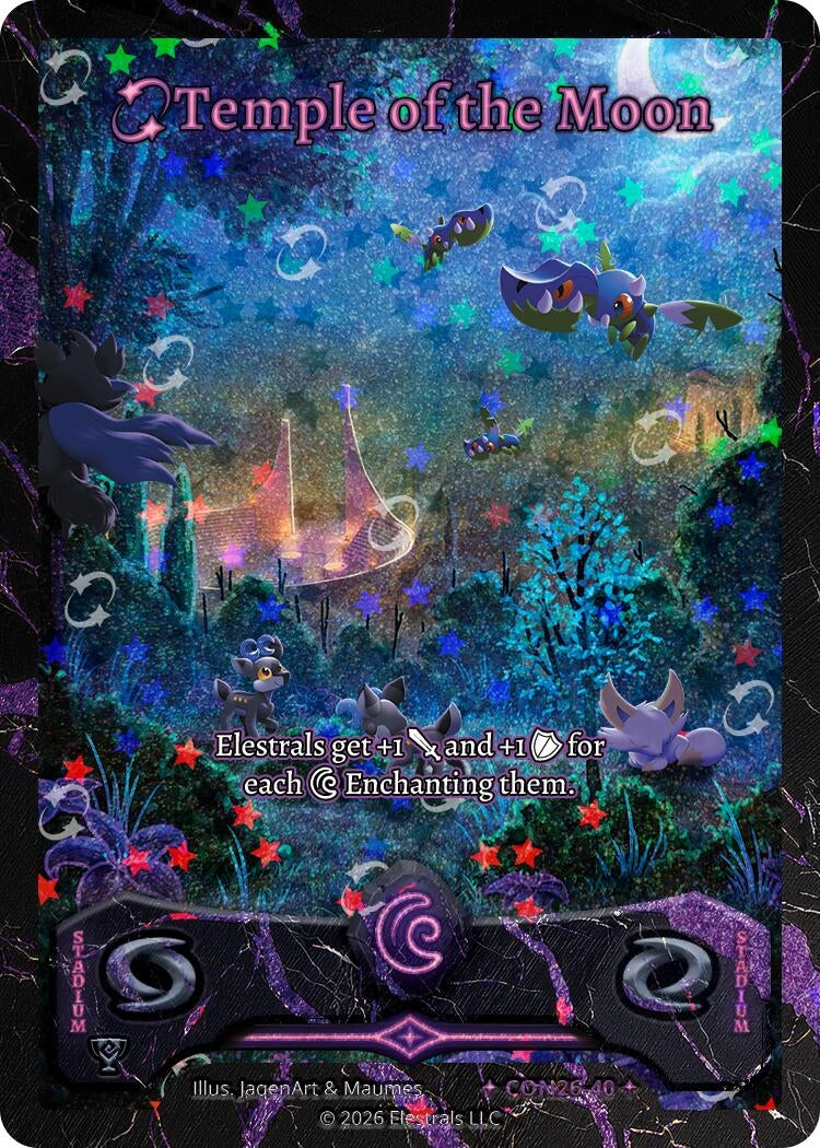Image for Temple of the Moon (CON26-40) (CON) - Elestrals