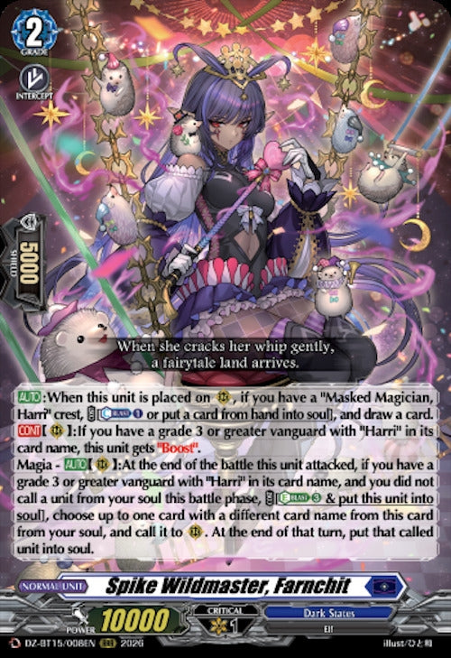 Image for Spike Wildmaster, Farnchit (DZ-BT15/008EN) (DZ-BT15) - Cardfight Vanguard