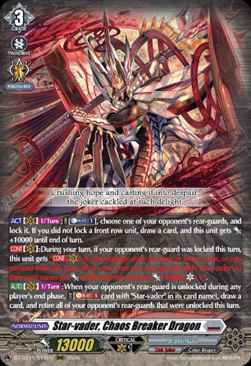 Image for Star-vader, Chaos Breaker Dragon (DZ-BT15/010EN) (DZ-BT15) - Cardfight Vanguard