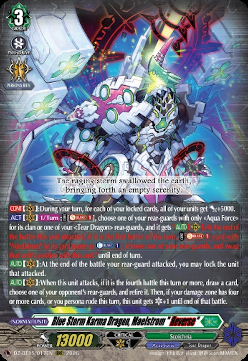 Image for Blue Storm Karma Dragon, Maelstrom 