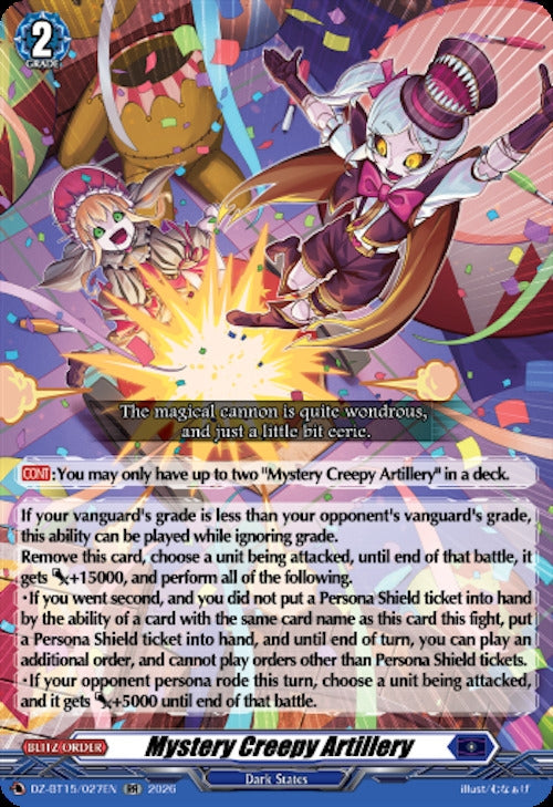 Image for Mystery Creepy Artillery (DZ-BT15/027EN) (DZ-BT15) - Cardfight Vanguard