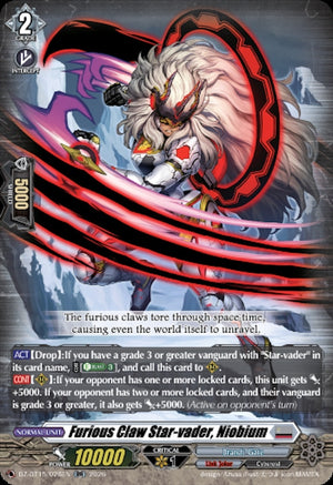 Furious Claw Star-vader, Niobium (DZ-BT15/028EN) (DZ-BT15)