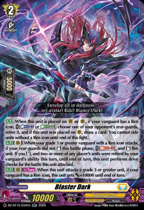 Image for Blaster Dark (DZ-BT15/034EN) (DZ-BT15) - Cardfight Vanguard