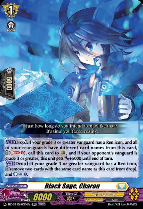 Image for Black Sage, Charon (DZ-BT15/035EN) (DZ-BT15) - Cardfight Vanguard
