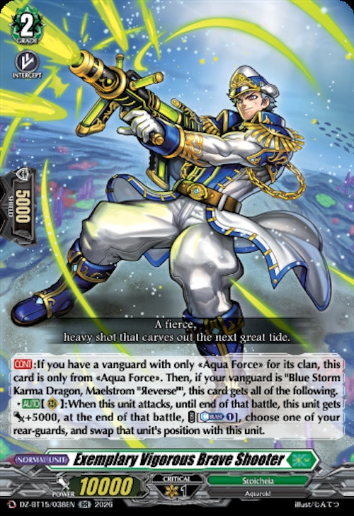 Image for Exemplary Vigorous Brave Shooter (DZ-BT15/038EN) (DZ-BT15) - Cardfight Vanguard
