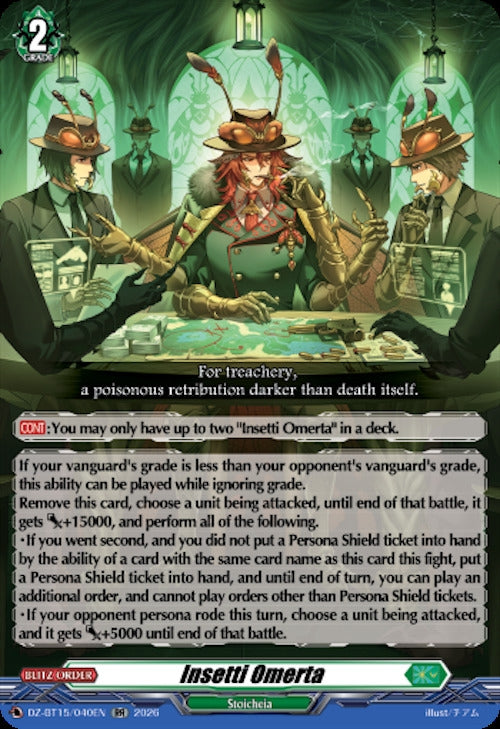 Image for Insetti Omerta (DZ-BT15/040EN) (DZ-BT15) - Cardfight Vanguard