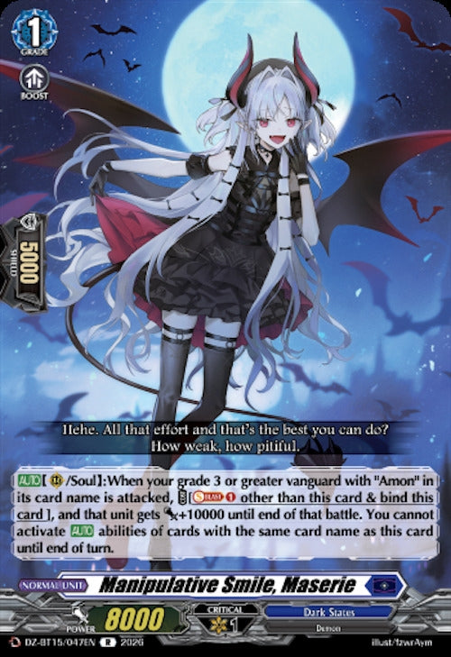 Image for Manipulative Smile, Maserie (DZ-BT15/047EN) (DZ-BT15) - Cardfight Vanguard