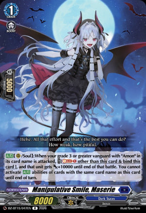 Manipulative Smile, Maserie (DZ-BT15/047EN) (DZ-BT15)