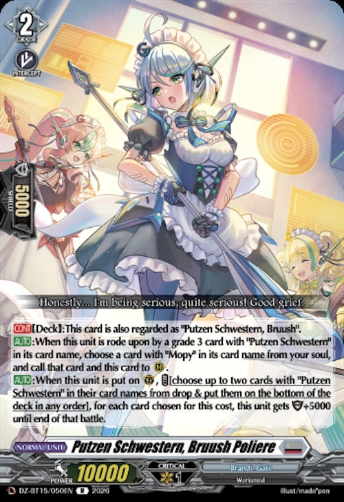Image for Putzen Schwestern, Bruush Poliere (DZ-BT15/050EN) (DZ-BT15) - Cardfight Vanguard