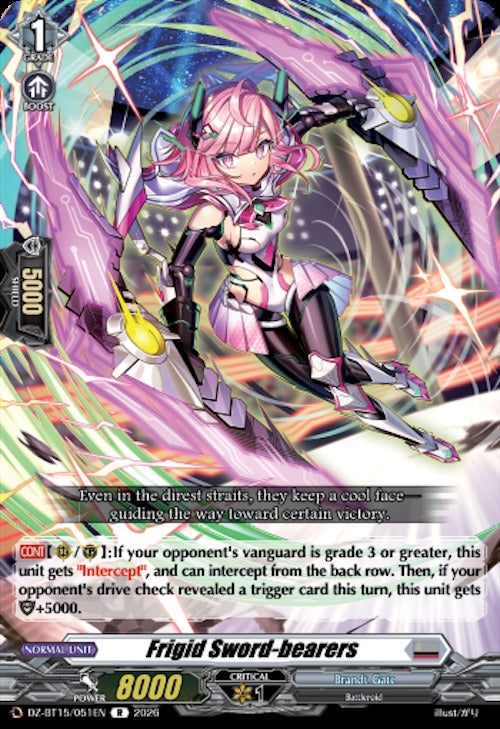 Image for Frigid Sword-bearers (DZ-BT15/051EN) (DZ-BT15) - Cardfight Vanguard
