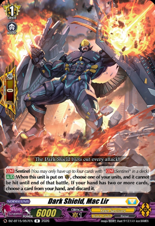 Image for Dark Shield, Mac Lir (DZ-BT15/057EN) (DZ-BT15) - Cardfight Vanguard