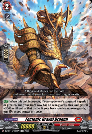 Tectonic Gravel Dragon (DZ-BT15/063EN) (DZ-BT15)