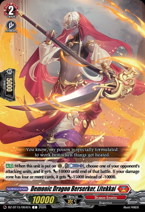 Demonic Dragon Berserker, Litekkai (DZ-BT15/064EN) (DZ-BT15)
