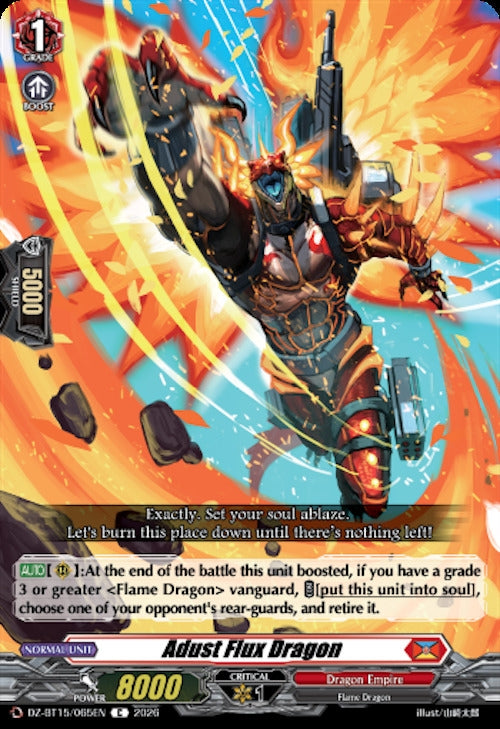 Image for Adust Flux Dragon (DZ-BT15/065EN) (DZ-BT15) - Cardfight Vanguard