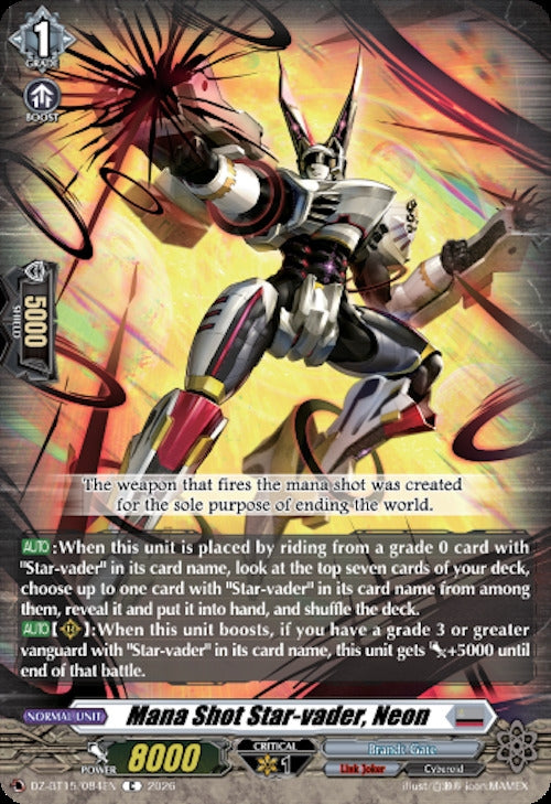 Image for Mana Shot Star-vader, Neon (DZ-BT15/084EN) (DZ-BT15) - Cardfight Vanguard
