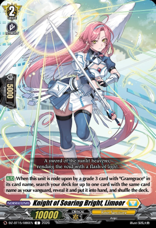 Image for Knight of Soaring Bright, Limoor (DZ-BT15/086EN) (DZ-BT15) - Cardfight Vanguard
